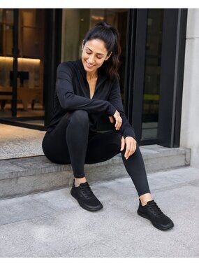 Hike Footwear HF Stride W 7.5 M 5.5 Black Barefoot Minimalist Shoes Sneakers New